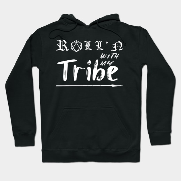 D20 Rollin With My Tribe Hoodie by aaallsmiles